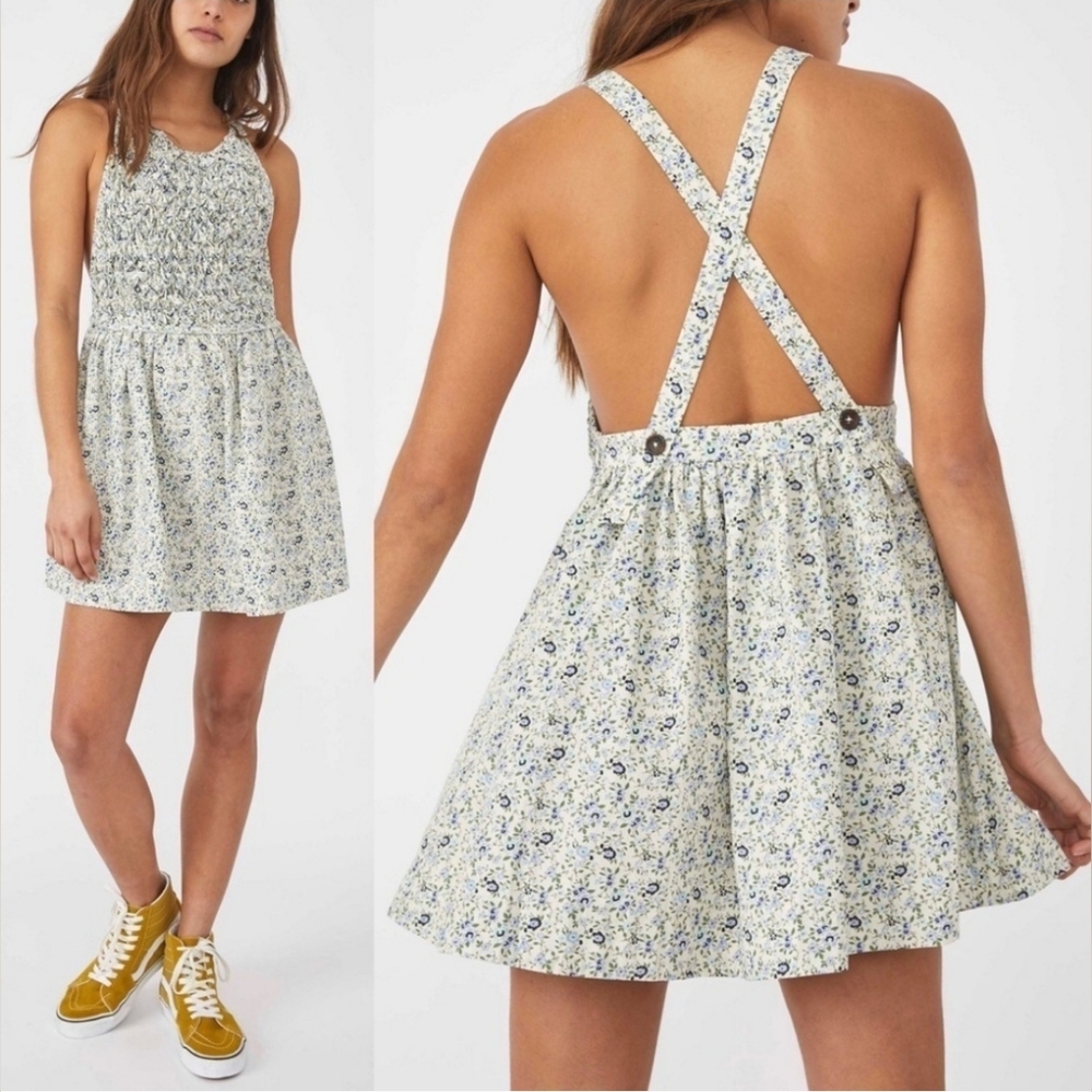 Free People Petunia Mini Fit & Flare Dress